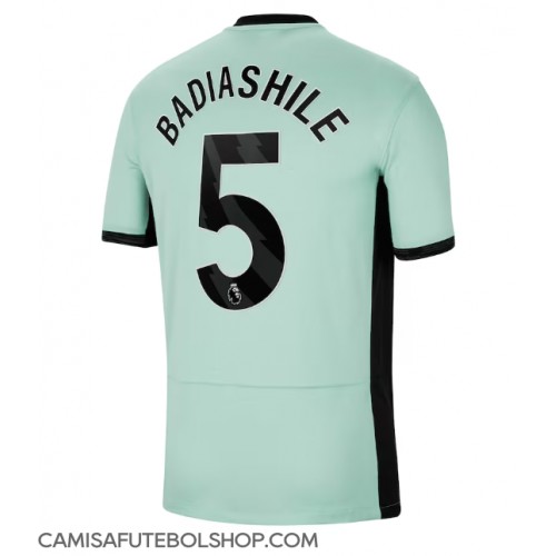 Camisa de time de futebol Chelsea Benoit Badiashile #5 Replicas 3º Equipamento 2023-24 Manga Curta
